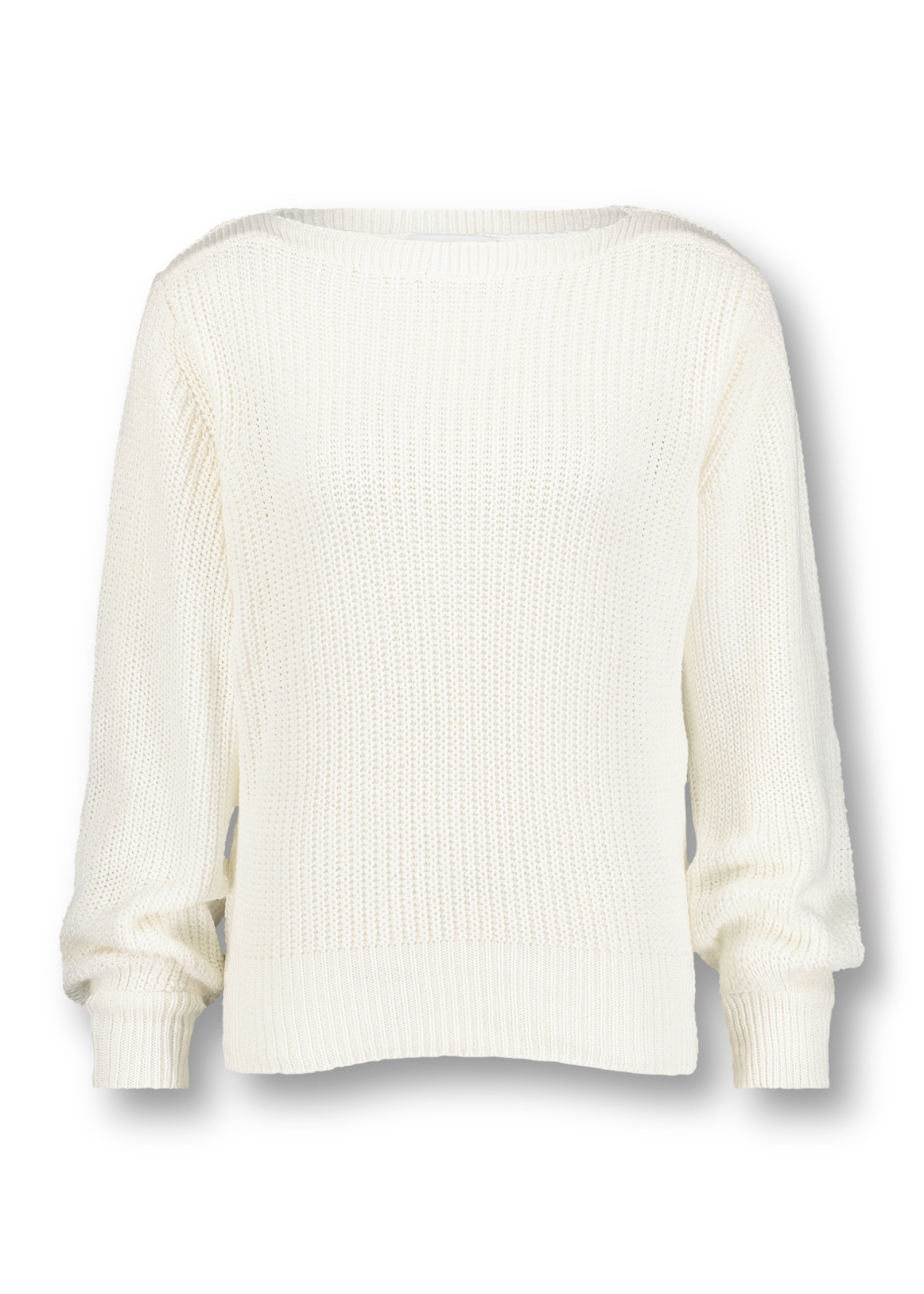 Solis Sweater - White - Packshot - Sweater - Simple